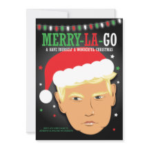 Funny Merry La Go Trump Weihnachten