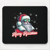 Funny Merry Rizzmas Rizz Weihnachtscos Mousepad (Vorne)