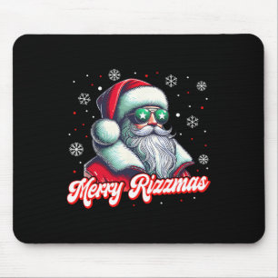 Funny Merry Rizzmas Rizz Weihnachtscos Mousepad