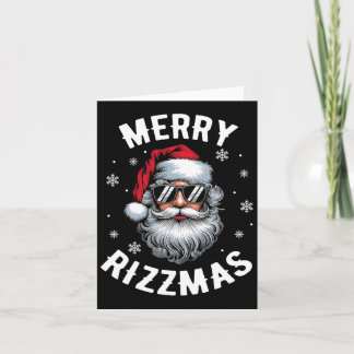 Funny Merry Rizzmas Sigmas Kinder Teens School Chr Karte