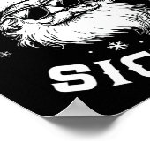 Funny Merry Rizzmas Sigmas Kinder Teens School Chr Poster (Ecke)