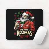 Funny Merry Rizzmas Weihnachten Mousepad (Mit Mouse)
