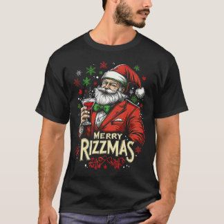 Funny Merry Rizzmas Weihnachten T-Shirt