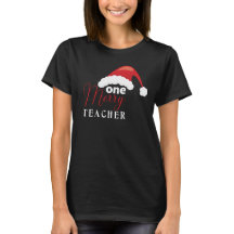 Funny Merry Teacher Weihnachts-T - Shirt
