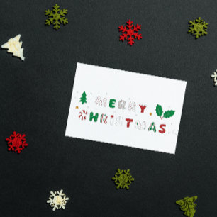 Funny Merry Weihnachts Weihnachts Postcard Feiertagspostkarte