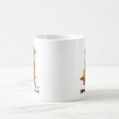Funny Merry Woofmas Weihnachtshund Kaffeetasse (Mittel)