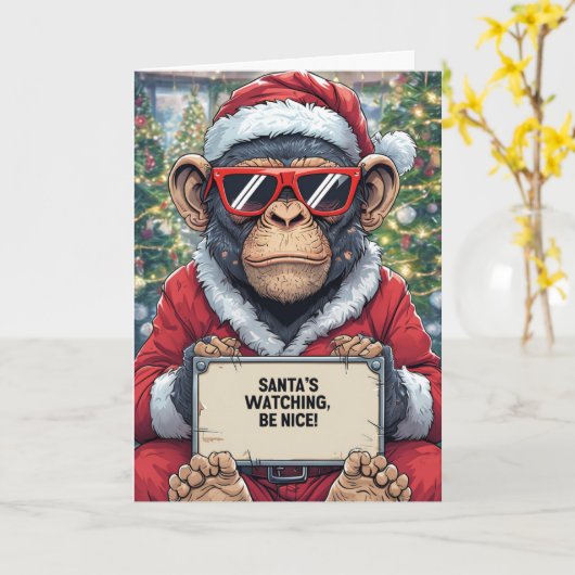 Funny Merry Xmas Card Karte (Gelbe Blume)