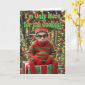Funny Merry Xmas Card Karte (Gelbe Blume)