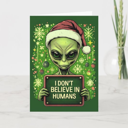 Funny Merry Xmas Card Karte (Vorderseite)