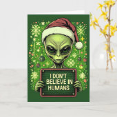 Funny Merry Xmas Card Karte (Gelbe Blume)