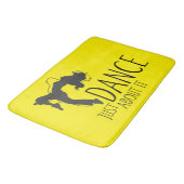 Funny Message - Just Dance about It 1 Badematte (Schrägansicht)