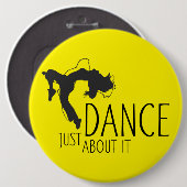 Funny Message - Just Dance about It 1 Button (Vorne & Hinten)