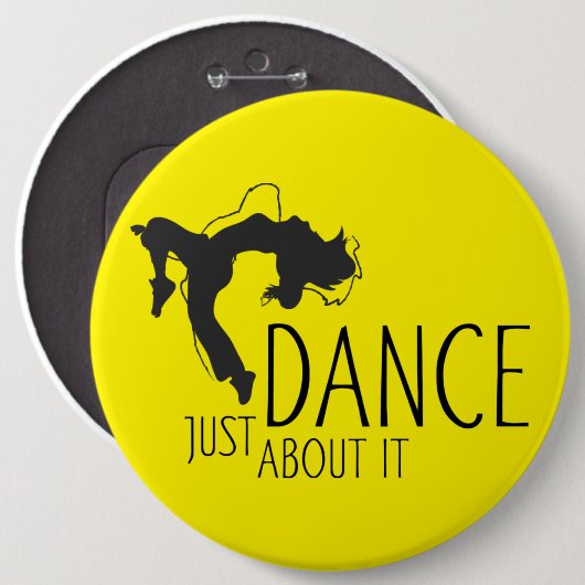 Funny Message - Just Dance about It 1 Button (Vorne & Hinten)