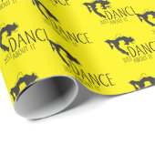 Funny Message - Just Dance about It 1 Geschenkpapier (Rolleneckpunkt)