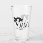 Funny Message - Just Dance about It 1 Glas (Rückseite)