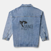 Funny Message - Just Dance about It 1 Jeansjacke (Rückseite)