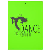 Funny Message - Just Dance about It 1 Klemmbrett (Rückseite)