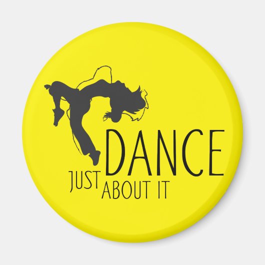 Funny Message - Just Dance about It 1 Magnet (Vorne)