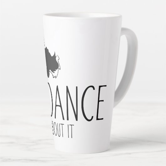 Funny Message - Just Dance about It 1 Milchtasse (Rechte Ecke)
