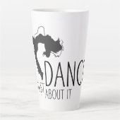 Funny Message - Just Dance about It 1 Milchtasse (Vorderseite)