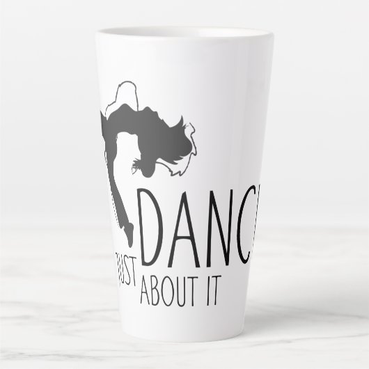 Funny Message - Just Dance about It 1 Milchtasse (Vorderseite)