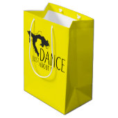Funny Message - Just Dance about It 1 Mittlere Geschenktüte (Rückseite Schrägansicht)
