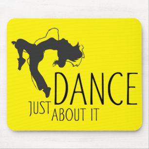 Funny Message - Just Dance about It 1 Mousepad