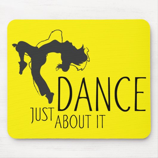 Funny Message - Just Dance about It 1 Mousepad (Vorne)
