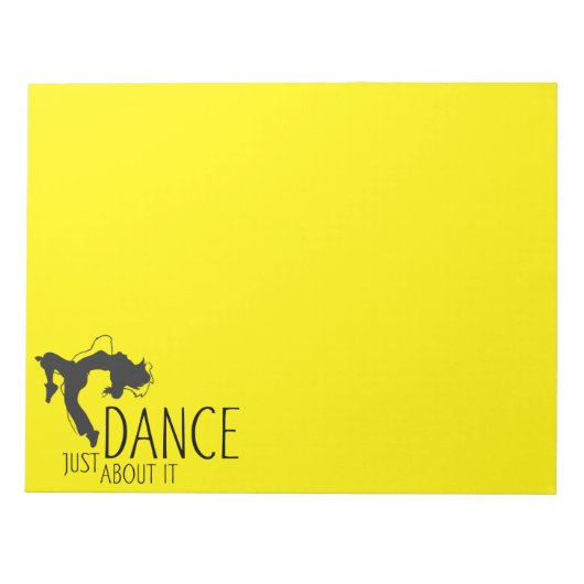 Funny Message - Just Dance about It 1 Notizblock (Vorderseite)