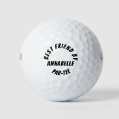 Funny Message Personalisiert Name Golfbälle (Vorderseite)