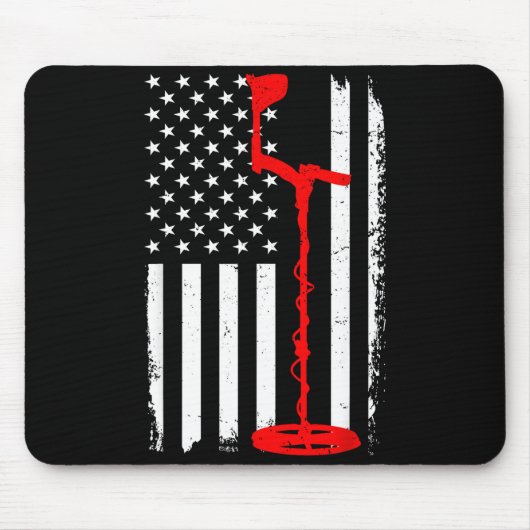 Funny Metal Detecting Design For Men Women Metal D Mousepad (Vorne)