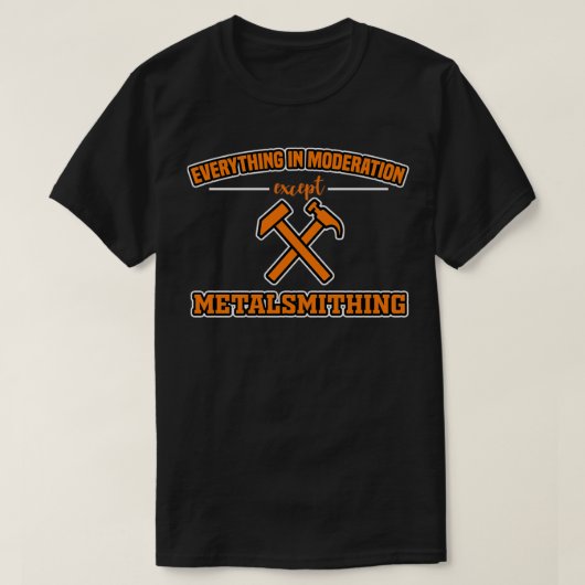 Funny Metalsmith Tongs Worker Forging Profession R T-Shirt (Design vorne)
