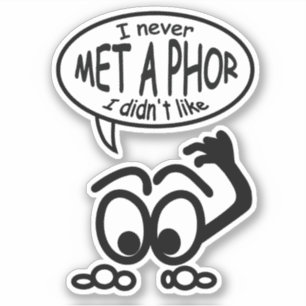 Funny Metapher Stickman Aufkleber