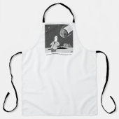 Funny Meteor Hitting Earth Desaster Astronomie Schürze (Vorderseite)