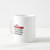 Funny Meteorologe .. Sehr unwahrscheinlich Kaffeetasse (Vorderseite Links)
