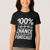 Funny Meteorology Gift Weather Enthusiasts Tri-Blend Shirt (Vorderseite)