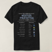 Funny Meteorology Gifts The Amazing Weather T-Shirt (Design vorne)