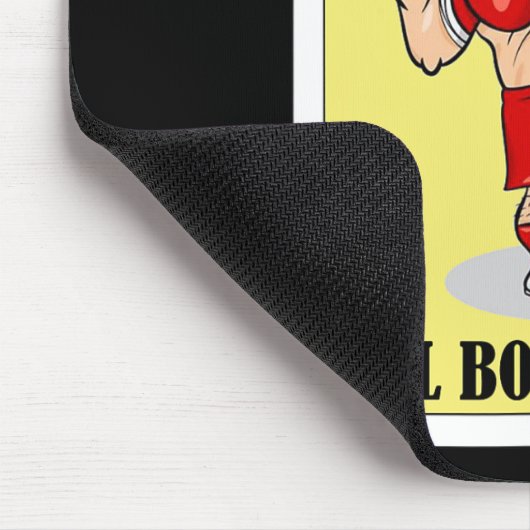 Funny Mexic Boxing Design - El Boxeador 1 Mousepad (Ecke)