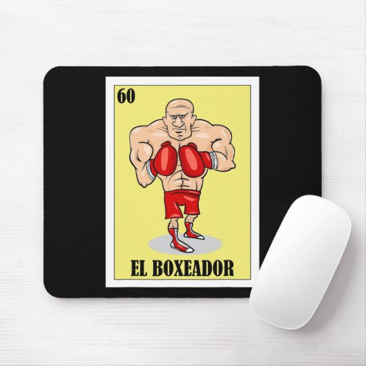 Funny Mexic Boxing Design - El Boxeador 1 Mousepad (Mit Mouse)