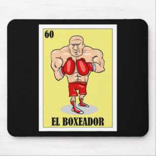 Funny Mexic Boxing Design - El Boxeador 1 Mousepad