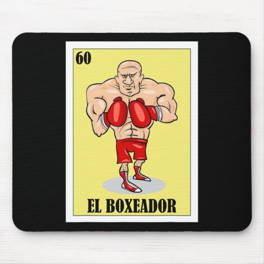 Funny Mexic Boxing Design - El Boxeador 1 Mousepad (Vorne)