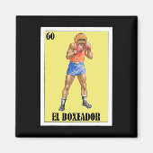 Funny Mexic Boxing Design - El Boxeador 2 Magnet (Vorne)