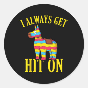 Funny Mexic Theme Party - Cinco De Mayo AtReifen Runder Aufkleber