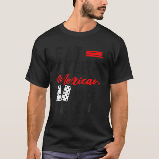 Funny Mexic Train Dominoes Game T Shirt