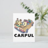 Funny Mexican Carpul Postkarte (Stehend Vorderseite)
