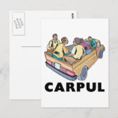 Funny Mexican Carpul Postkarte (Vorne/Hinten)