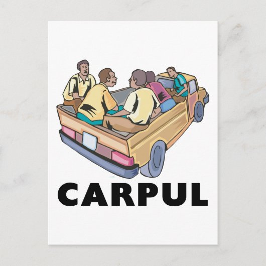 Funny Mexican Carpul Postkarte (Vorderseite)