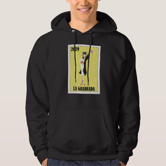 Funny Mexican Design for Graduation - La Graduada Hoodie (Vorderseite)