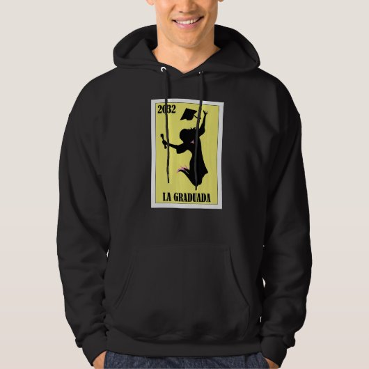 Funny Mexican Design for Graduation - La Graduada Hoodie (Vorderseite)