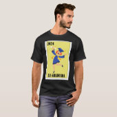 Funny Mexican Design für Abschluss - La Graduada T-Shirt (Vorne ganz)